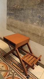 Seggiola pieghevole Foppapedretti pulizia scarpe c