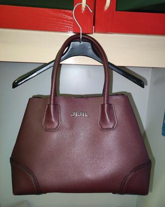 Jijil Borsa Tote in pelle con tracolla 