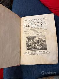 Raccolta Autori Acque Antiche carte 9 volumi