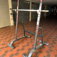 Palestra completa con panca reclinabile bilancieri