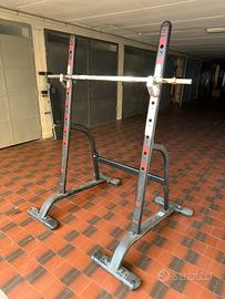 Palestra completa con panca reclinabile bilancieri