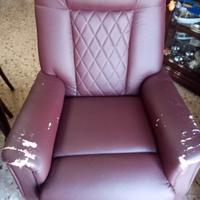 poltrona elettrica reclinabile