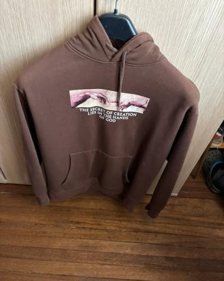 Felpa Pull&Bear Marrone - Taglia M