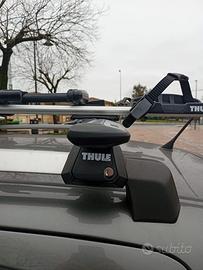 KIT COMPLETO BARRE PORTABICI  2 PORTASCI THULE