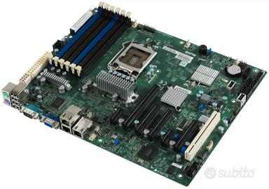 mobo x8sia-f con XEON 3400 serie + case + atx