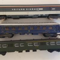 Lima trenini H0 lotto carrozze. 