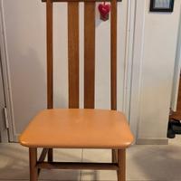 n. 4 sedie marca  T70 con seduta in pelle