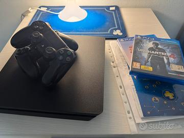 PS4 slim 1000 GB + giochi