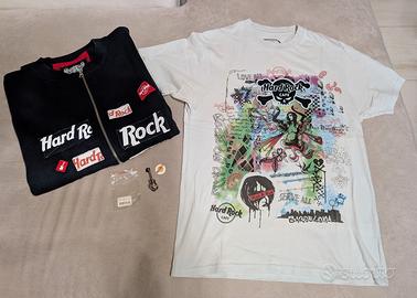 Felpa+Maglietta+Spille Hard Rock Cafè Barcelona 