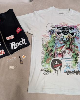 Felpa+Maglietta+Spille Hard Rock Cafè Barcelona 