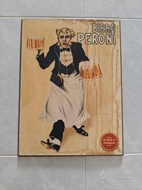 Insegna Birra Peroni vintage in legno  collezione 