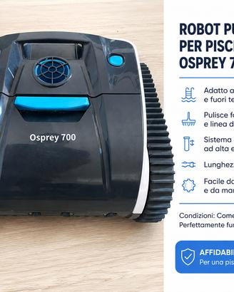 Robot Pulitore per piscine Osprey 700