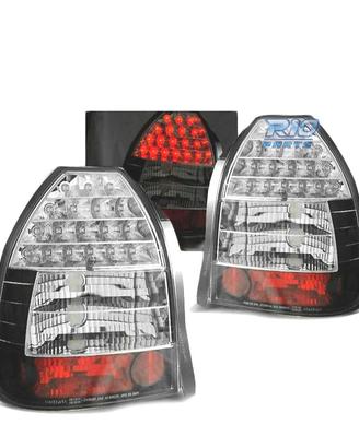 FANALI PER HONDA CIVIC 3P 95-01 LED NERI