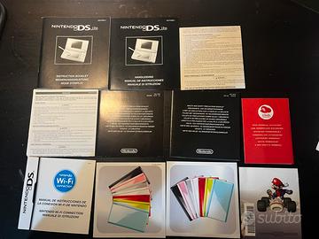 Set Manuali Originali Nintendo Ds Lite