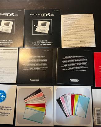 Set Manuali Originali Nintendo Ds Lite