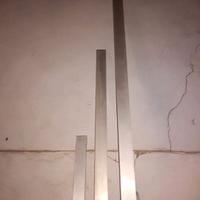 N.3 Stadie in alluminio rettangolare sezione 60x30