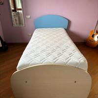 Letto con letto estraibile e comodino Moretti Comp