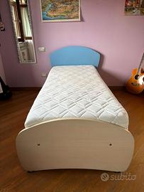 Letto con letto estraibile e comodino Moretti Comp
