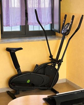 Cyclette piu elittica 2 in 1