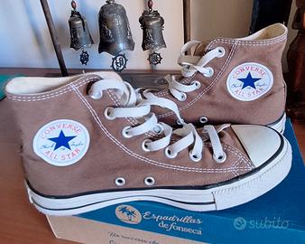 converse All Star alte marrone 