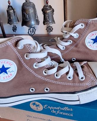 converse All Star alte marrone 