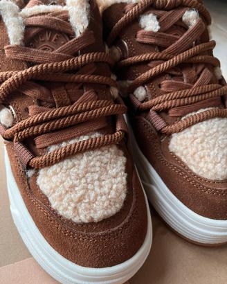 Steve Madden scarpe marrome beige n 36/35 nuove