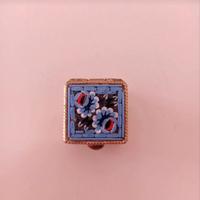 Portapastiglie con mosaico originale 