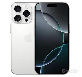 Nuovo iphone 16 pro 256 gb bianco con esim