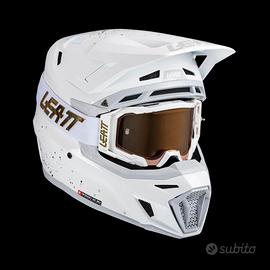 Kit casco Moto 8.5 Composite con occhiali 5.5 tg-X