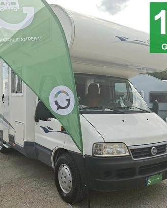 CAMPER CHALLENGER FIAT MANSARDATO 6 POSTI SEMIDINE