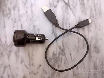 Caricabatterie da auto USB Aukey CC-T7