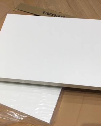 4 ripiani NUOVI, marca TOMASELLA, bianco opaco