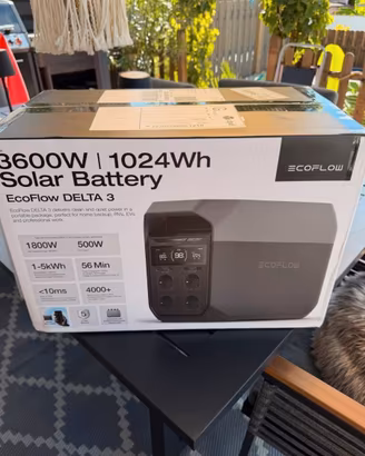 EcoFlow DELTA 3 Stazione Energia Portatile nuovo