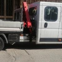 Fiat Ducato 2.3 MJT 130CV CASSONE CON GRU 7 POSTI