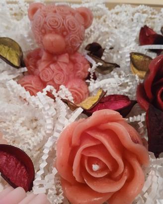 bouquet di candele,candele personalizzate