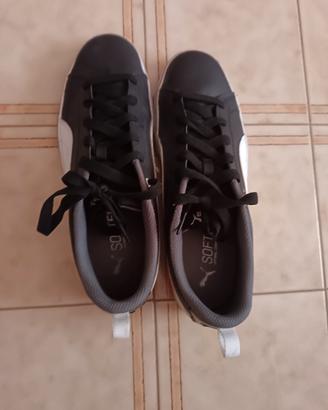 Scarpe Sneakers Puma SoftFoam Nere e Bianche Tg.43