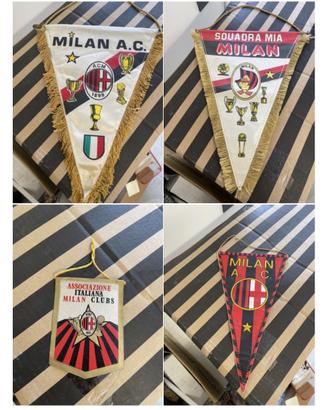 GAGLIARDETTI DA COLLEZIONE MILAN ANNI 80