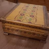 Portasigarette in legno vintage