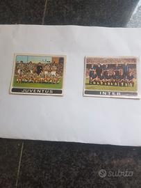 Figurine Panini 72/73 squadre Inter e Juventus