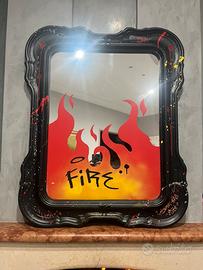 Specchio Fire stile barocco urban