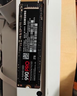 memoria nvme Samsung 990 pro 2 tb