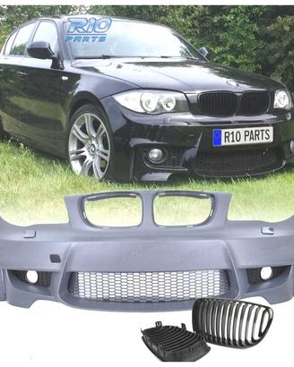 PARAURTI ANTERIORE BMW E81 E87 E82 04-13 LOOK 1M S