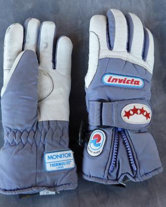 Guanti Invicta Vera Pelle + Thermolite sci sport