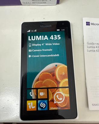 Nokia Microsoft Lumia 435 NUOVO - MAI USATO