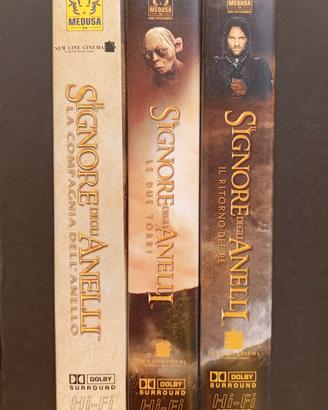 Il Signore degli Anelli - trilogia in VHS