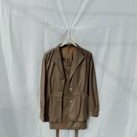 Tailleur vintage donna vera pelle taglia 42