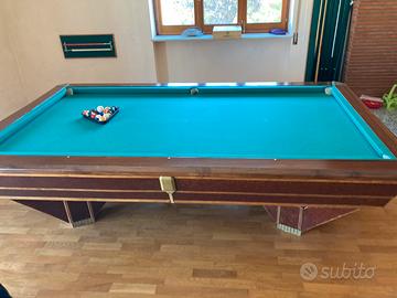 Tavolo biliardo Rutigliani Bari-Milano vintage