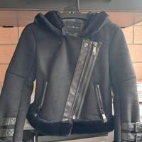 Montone chiodo per bambina