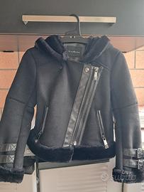 Montone chiodo per bambina