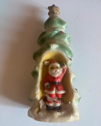 Candela Babbo Natale vintage Made in Japan